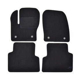 J&J AUTOMOTIVE | Tapis De Sol Noir Velours sur Mesure pour Kuga 2013-2019
