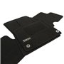 J&J AUTOMOTIVE | Logo Tapis De Sol Noir Velours sur Mesure pour C4 Picasso 2 Depuis 2014, Base Antidérapante, Tapis conducteur r