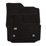 J&J AUTOMOTIVE | Logo Tapis De Sol Noir Velours sur Mesure pour 308 2007-2012, Base Antidérapante, Tapis conducteur renforcé