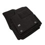 J&J AUTOMOTIVE | Logo Tapis De Sol Noir Velours sur Mesure pour 308 2007-2012, Base Antidérapante, Tapis conducteur renforcé