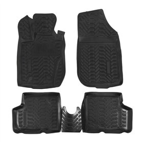 J&J AUTOMOTIVE | Tapis De Sol en Caoutchouc 3D Exclusive Compatible avec Duster 4WD 2010-2014