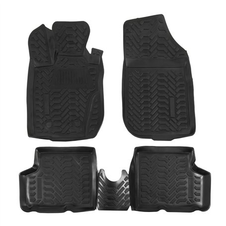 J&J AUTOMOTIVE | Tapis De Sol en Caoutchouc 3D Exclusive Compatible avec Duster 4WD 2010-2014