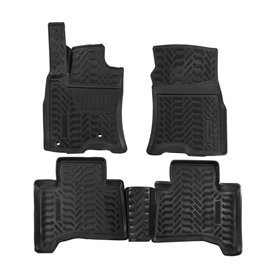 J&J AUTOMOTIVE | Tapis De Sol en Caoutchouc 3D Exclusive Compatible avec Land Cruiser J120 2003-2009