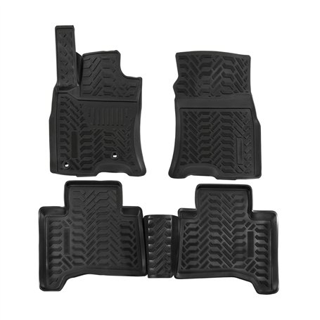 J&J AUTOMOTIVE | Tapis De Sol en Caoutchouc 3D Exclusive Compatible avec Land Cruiser J120 2003-2009
