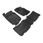 J&J AUTOMOTIVE | Tapis De Sol en Caoutchouc TPE Toutes Saisones pour Rav4 4 2012-2018 Système de Fixation Bord Haut Noir Antidér