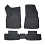 J&J AUTOMOTIVE | Tapis De Sol en Caoutchouc TPE Toutes Saisones pour Clio 5 Depuis 2019 Système de Fixation Bord Haut Noir Antid