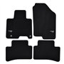 J&J AUTOMOTIVE | Logo Tapis De Sol Noir Velours sur Mesure pour Tucson Depuis 2021 4 pcs