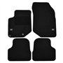 J&J AUTOMOTIVE | Logo Tapis De Sol Noir Velours sur Mesure pour 208 Depuis 2019 4 pcs