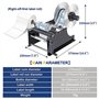 applicateur d'étiquettes semi-automatique réglable