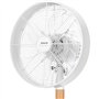 Ventilateur de bureau - SENCOR - SFE 3080WH - 3 vitesses - Oscillation 80° - Design métal et bois