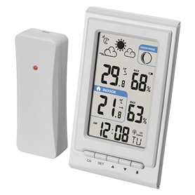 EMOS Mini station météo radio avec capteur extérieur