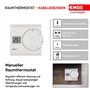 Thermostat Manuel à Fil pour systèmes de Chauffage et de Refroidissement