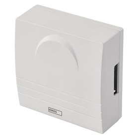 EMOS Sonnette de porte à 2 fils - Carillon de porte classique - Blanc - 1 mélodie Ding-Dong - Volume 85 dB - Avec fil - Montage