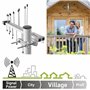 EMOS Antenne extérieure DVB-T2 avec amplificateur, antenne extérieure active pour une puissance maximale du signal, LTE et filtr