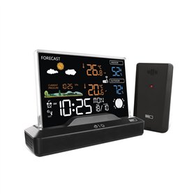 EMOS - Station météo radio sans cadre avec capteur extérieur - thermomètre