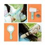 UMU® Kit de Jeu de Coiffeur en Bois pour Enfants avec Sac pour Outils de Coiffure INCL. Cape de Coiffeur, Ciseaux, Lisseur etc.,