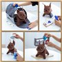 UMU® Jeu de vétérinaire pour Enfants en Bois avec modèle de Chien, stéthoscope, tensiomètre, etc., Jouet vétérinaire pour Le Jeu
