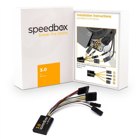 SpeedBox 3.0 Compatible avec Brose/Puce de Tuning pour vélos électriques avec Moteurs Brose ou Specialized