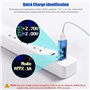 ARCELI USB 3.0 couleur LCD Voltmètre ampèremètre tension mètre courant multimètre batterie charge banque de charge USB testeur