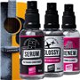 Henry's Kit de nettoyage tout-en-un pour guitare - Kit de nettoyage pour guitares et cordes et après-shampoing - Accessoires de