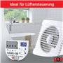 ELEKTROBOCK CS3C-1B Relais temporisé - 230 V - Avec bornes enfichables - Allumage retardé - Pour ventilateur et éclairage - Enca