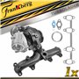 Frankberg Turbocompresseur Compatible avec A3 2005-2008 Leon 2005-2010 Octavia II 2005-2010 C.a.d.d.y III 2007-2010 Golf 2004-20