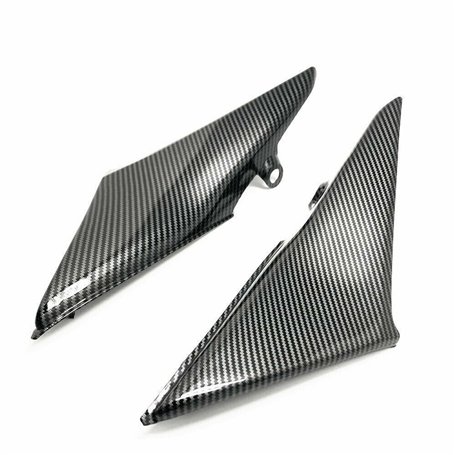 Aileron latéral du véhicule Carénage de couvercle de garniture latérale de réservoir en fibre de carbone hydrofuge LR pour Honda