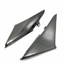 Aileron latéral du véhicule Carénage de couvercle de garniture latérale de réservoir en fibre de carbone hydrofuge LR pour Honda