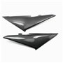 Aileron latéral du véhicule Carénage de couvercle de garniture latérale de réservoir en fibre de carbone hydrofuge LR pour Honda
