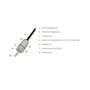 Cini GT Blanc 1200W Thermoplongeur Cartouche de chauffage Résistances pour chauffage radiateur de salle de bain radiateur avec t