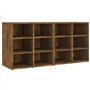 armoires de rangement et casiers - armoires à chaussures pour la maison - 2 pièces chêne fumé 52
