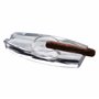 PASABAHCE Cendrier en Verre de Cristal Lourd pour Patio