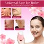 Rouleau de massage pour le visage, les yeux et le cou – Moule à glaçons réutilisable en silicone pour les soins naturels de la p
