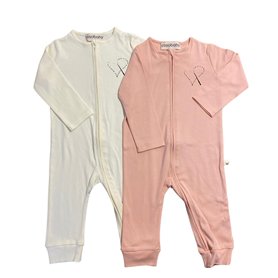 Cosababy Organics Lot de 2 gigoteuses unisexes à manches longues pour bébé - Cadeaux pour nouveau-né - 100 % coton biologique -