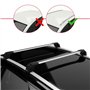 Apline Compatible avec Audi A4 (B8) AVANT 2008-2015 Barres de Toit ACE-2 Railing Porte-Bagages de voiture GRIS
