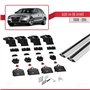 Apline Compatible avec Audi A4 (B8) AVANT 2008-2015 Barres de Toit ACE-2 Railing Porte-Bagages de voiture GRIS
