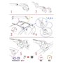 Apline Compatible avec Audi A4 (B8) AVANT 2008-2015 Barres de Toit ACE-2 Railing Porte-Bagages de voiture GRIS