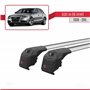 Apline Compatible avec Audi A4 (B8) AVANT 2008-2015 Barres de Toit ACE-2 Railing Porte-Bagages de voiture GRIS