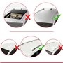 RE&AR Tuning Compatible avec Fiat Doblo 2 2010-2022 FLY Model Barres de Toit Railing Porte-Bagages de Voiture Gris Aluminium 2 B