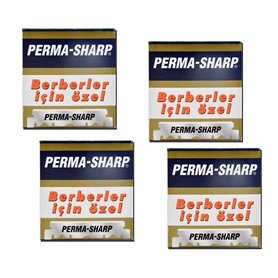 Perma Sharp Lames de rasoir 4 x 100pcs pour Rasage et autres techniques de coupe