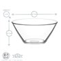 LAV Saladier Vega en Verre - pour pâtes/Popcorn - 2,2 litres