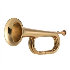 PiniceCore 1pc B Flat Bugle Call Trompette De Cavalerie Corne Cuivre avec Embouchure for Band École