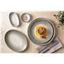 Bonna Assiette de service - Sway - Porcelaine - 25x11 cm - lot de 2