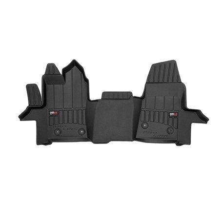 OMAC Tapis de Sol en Caoutchouc Compatible avec Ford Transit 2018-2023 Noir Premium