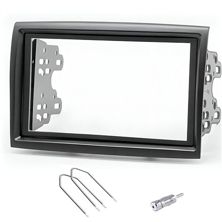 Sound-way - Kit Montage autoradio 2 DIN avec Supports Compatible avec Fiat Ducato Peugeot Boxer Citroen Jumper