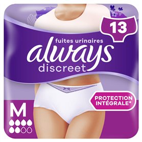 Culottes Pour Fuites Urinaires Always Discreet Femmes Normal