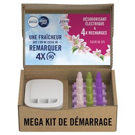 Febreze 3Volution Fleur De Lys Kit de Démarrage Désodorisant Électrique