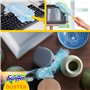 Swiffer Duster Plumeau Kit de Démarrage (1 Manche + 13 Recharges), Attrape et Retient 3 Fois Plus de Poussière et Cheveux qu'un 