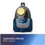 Philips Série 2000 Aspirateur Sans Sac - 850 W Avec Filtre à Air Super Clean et Brosse Multi-Usage (XB2125/09)