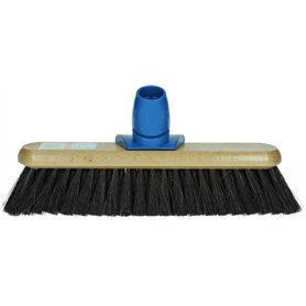 Sorbo Balai de Chambre – 30 cm – Balai en Bois avec Mélange de Poils Doux et Crins de Cheval – pour Sols Lisses comme Bois